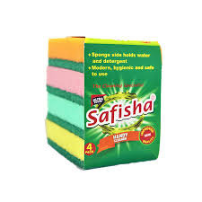 Safisha Scrubbing Sponge 4 S